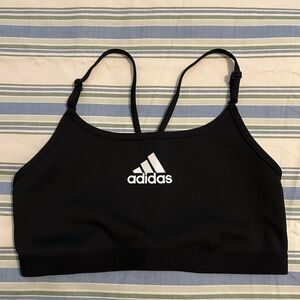 Adidas Women's Black and White Sports Bra
